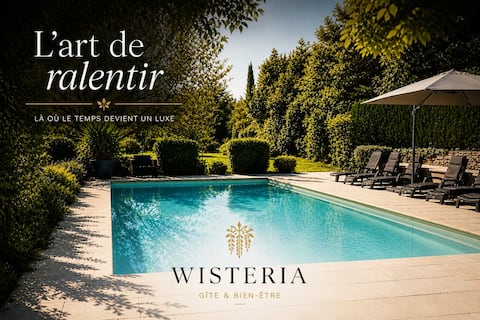 Wisteria #Swimming pool #Private terrace #Wine Route