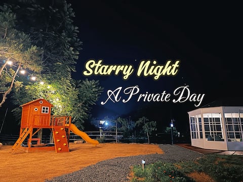 [Starry Sky Stay] Private home surrounded by pristine nature / 1,653 m² (500 pyeong) yard / karaoke 