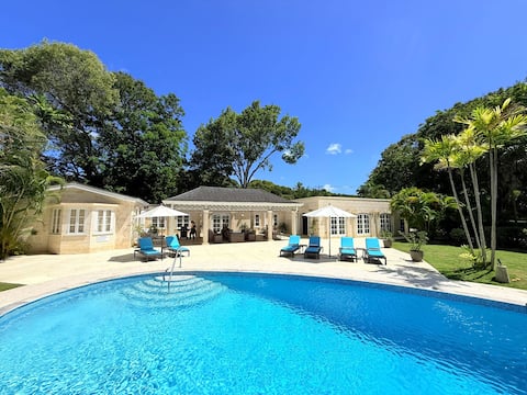 Sandy Lane Estate Villa with Beach Club Access