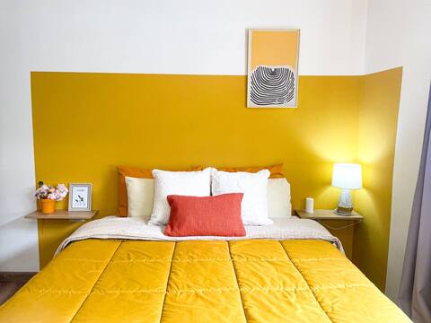 [Colorful Apartment] 4min City center+Free parking
