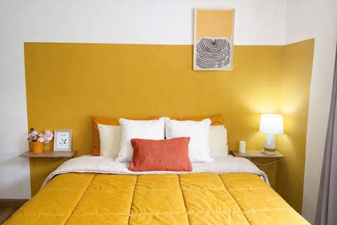 [Colorful Apartment] 4min City center+Free parking