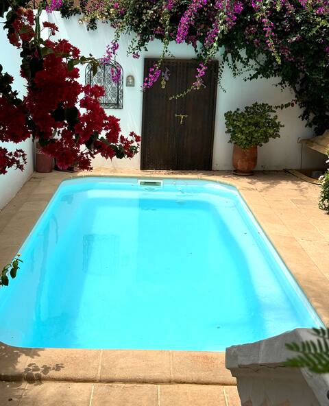 Villa Taroub with pool and sea view