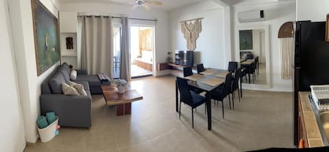 Top Airbnb: Oceanfront condo with terrace in Mahahual