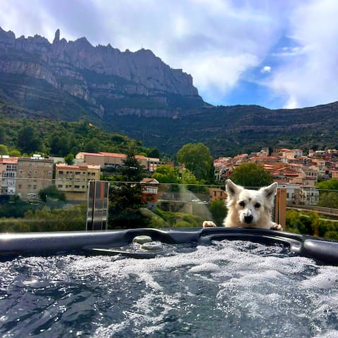 Apartament Montserrat with private hot tub & sauna