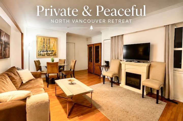 Capilano Suit, Near Grouse & Downtown
Queen/sofa B - North Vancouver