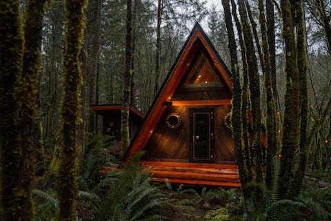 Hand Crafted A Frame & Sauna in a Private Forest