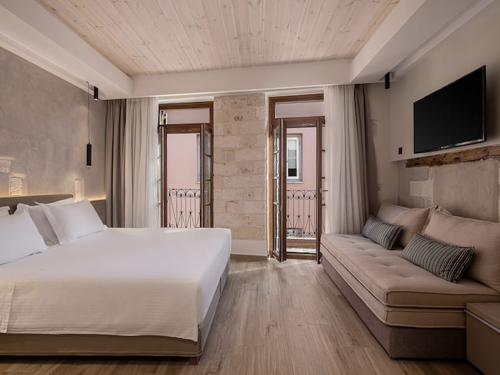 Superior Suite ΒAlcony Casa Dorini-chania Old Town - 하니아