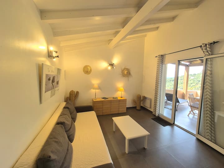 F2 N°1 - Stunning 1br Villa Palombaggia Sea View - Porto-Vecchio