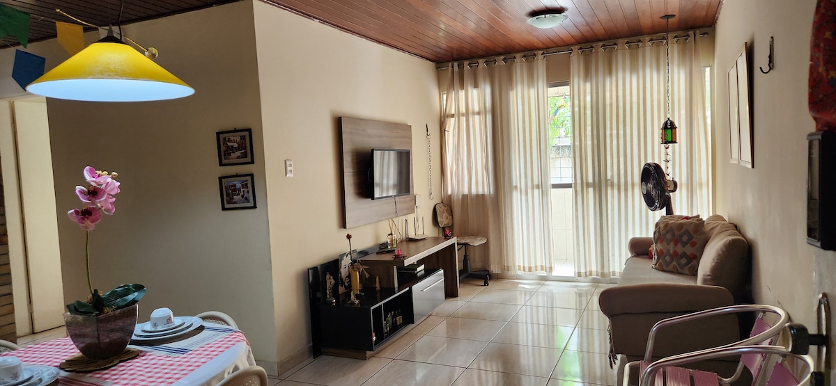 Top Airbnb: Beach apartment, 2 bedrooms with air conditioning, 2 bathrooms, premium location em João Pessoa