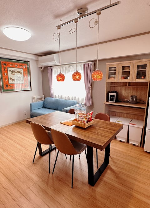 H105, amenities, kitchen, washing machine and dryer, wifi, parking, 2-minute walk to JR Kita-Kashiwa