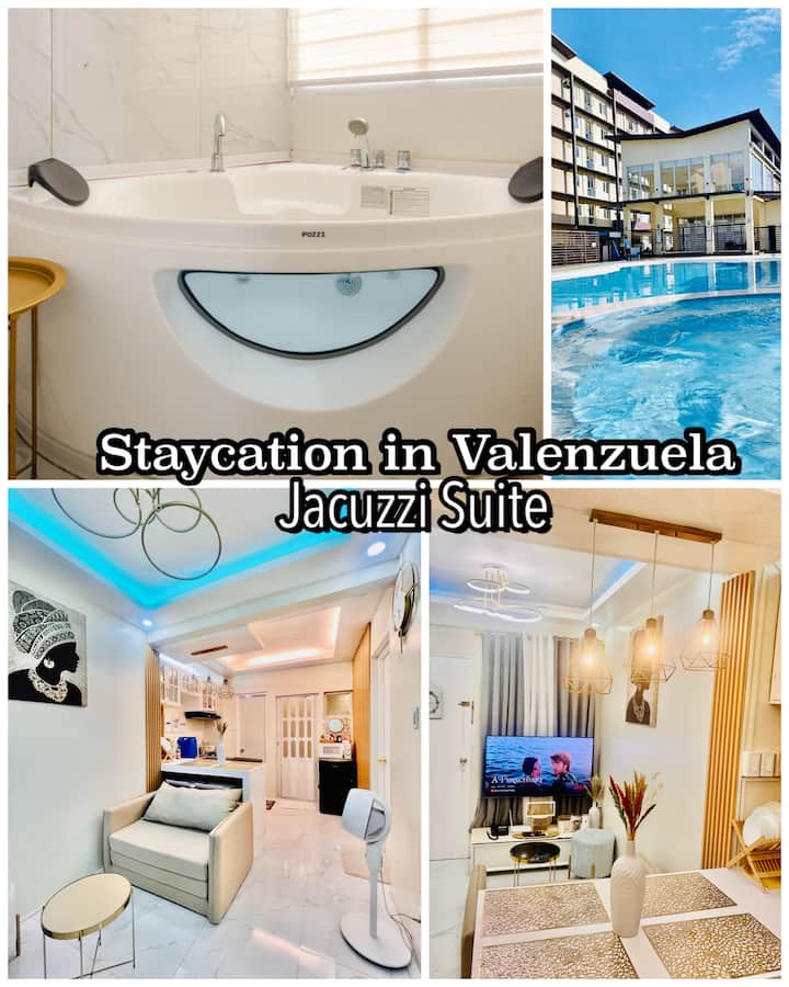 Jacuzzi Suite | Cozy 2BR Staycation in Valenzuela