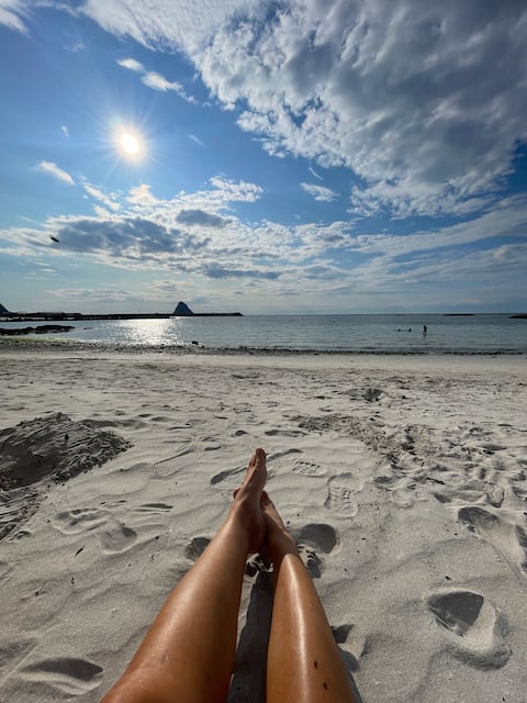 Beautiful house right on the beach