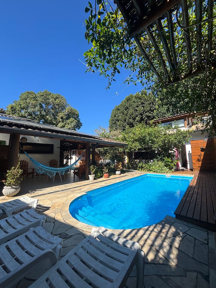 Vila Saíra - Chalé Amarelo, Piscina, 50mt Da Praia - Ilhabela
