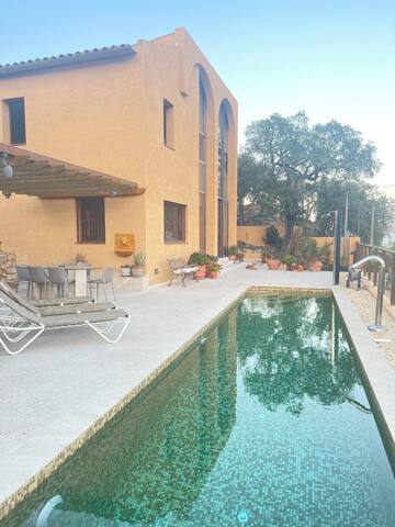 Casa com vistas al mar.