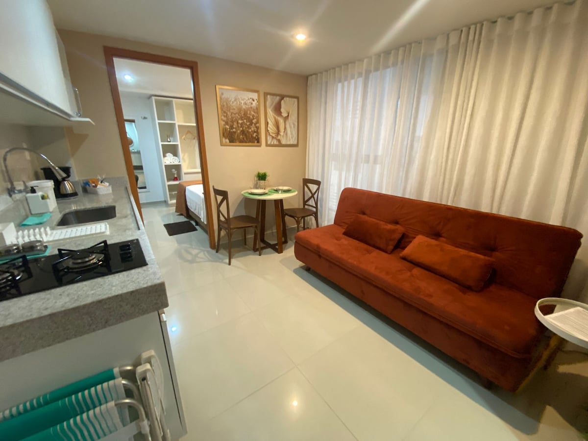 Imóvel de sucesso: Paradise on the BEACH flat - João Pessoa/PB em Paraíba