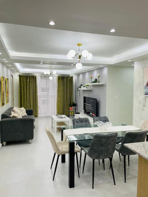 Wake up to a beautiful morning, near the US Embassy.