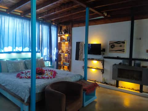 Propiedad de Airbnb exitosa: Glazed studio in a beautiful garden, Lanzarote en Teguise