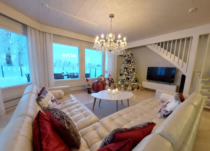 Riverside Diamond Villa With Outdoor Hot Tub - Rovaniemi