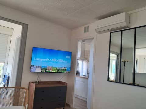 Popular Airbnb listing: Beachfront apartment for rent in Argelès Sur Mer