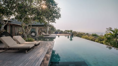 Nusa Dua Views 7BR Retreat w/ Chef, Spa & Pools