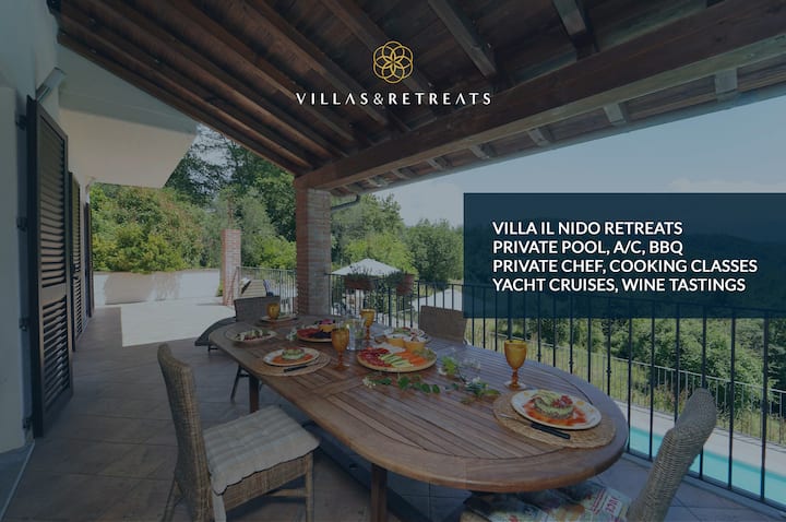 Villa Il Nido, A/c Pool Bbq Wifi Near To 5terre - Aulla