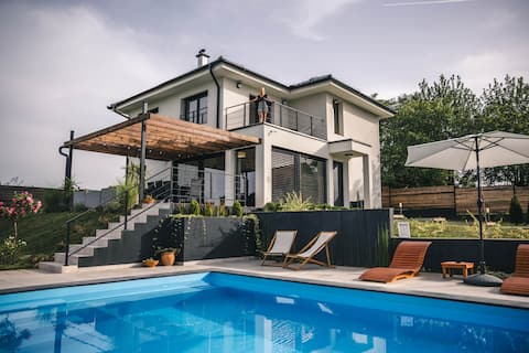 House with a unique view