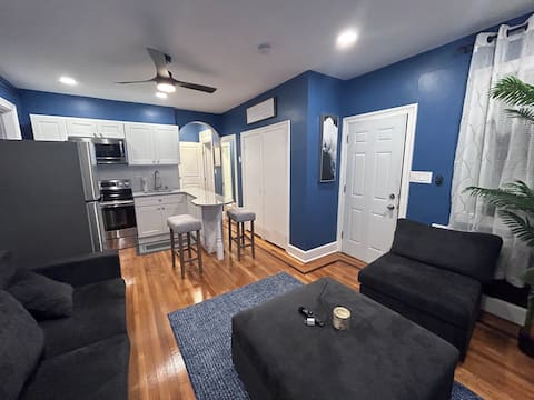 The blue backyard studio suite!