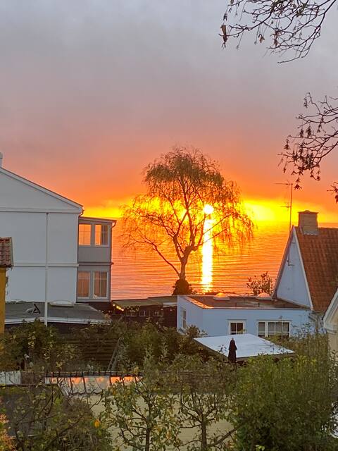 Apartment with sea view & garden