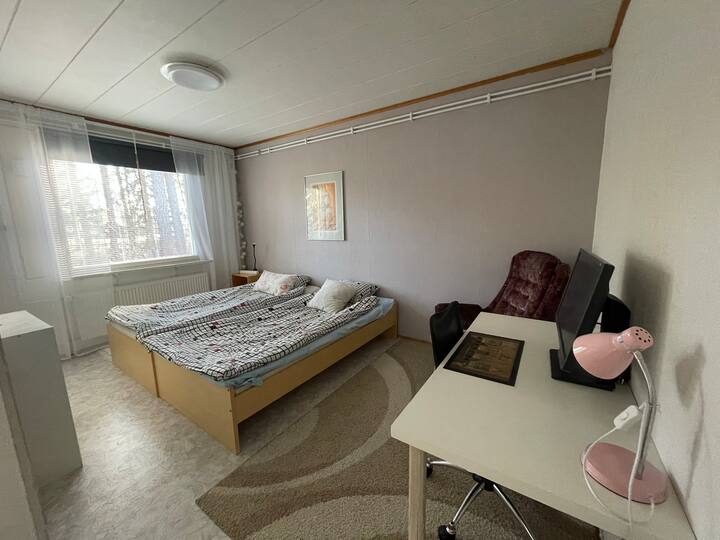 เตียงกว้าง 100 ซม. 2 เตียงในห้อง