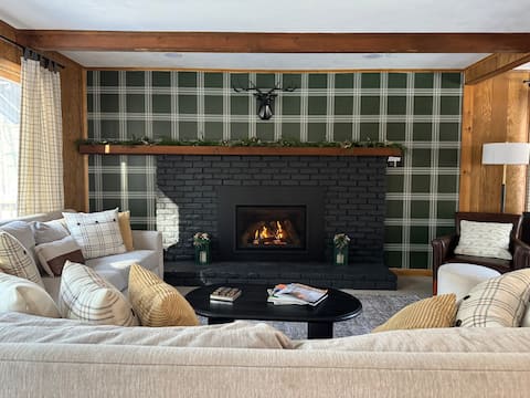 Popular Airbnb listing: Summer Get-A-Way! Sleeps 8! Game Room & Deck in Stratton Mountain