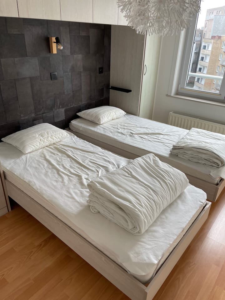 Habitación con 2 camas individuales