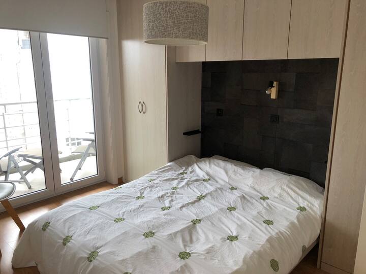 Habitación con 1 cama de matrimonio