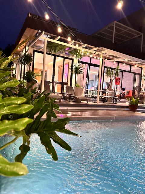 Overlooking Windmill and Lake Luxury Villa inRizal
