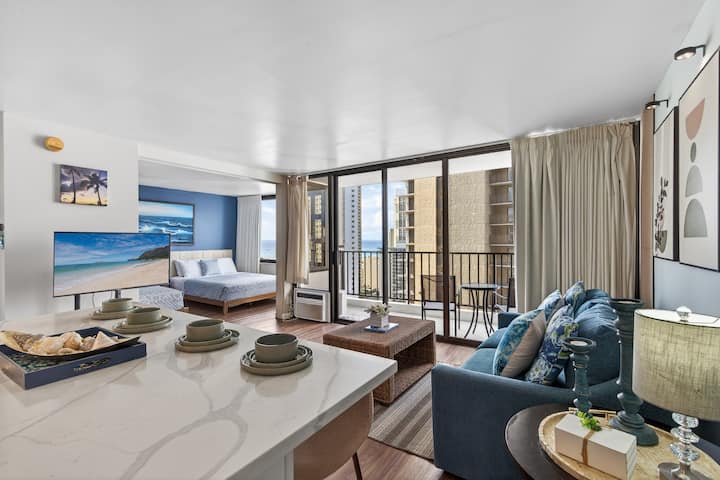 24fl Oceanview|remodeled|free Parking+new Pool - 래니카이 비치