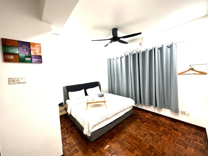 ห้อง 1 ห้องนอนใหญ่เตียงคิงไซส์