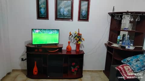 Successful Airbnb property: 3-Bedroom Farmhouse, 1 Bathroom, 1 Toilet, Pool, Air-Conditioning in Lindóia