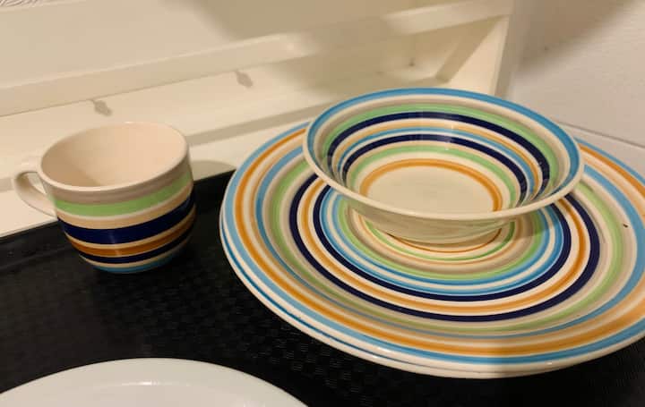 Habitación con balcón en casa con terrazas en Floresta