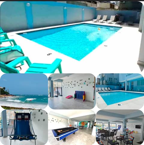 Famous beach villa/private pool/35K generator