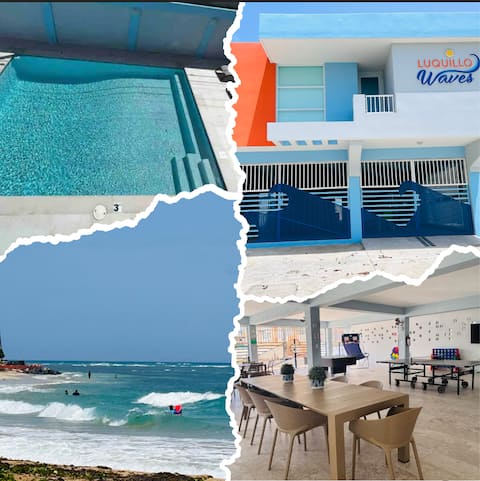 Famous beach villa/private pool/35K generator