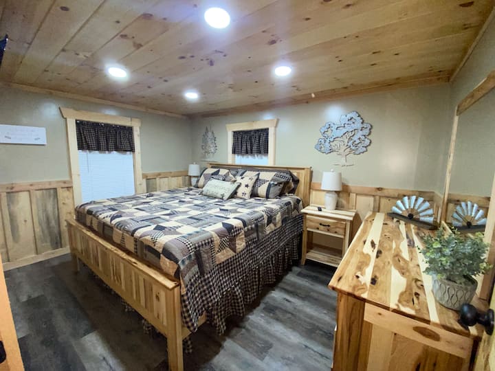 Upstairs Bedroom King Bed