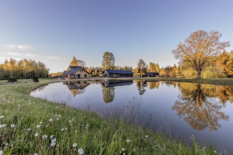 House with sauna and lake near Võru