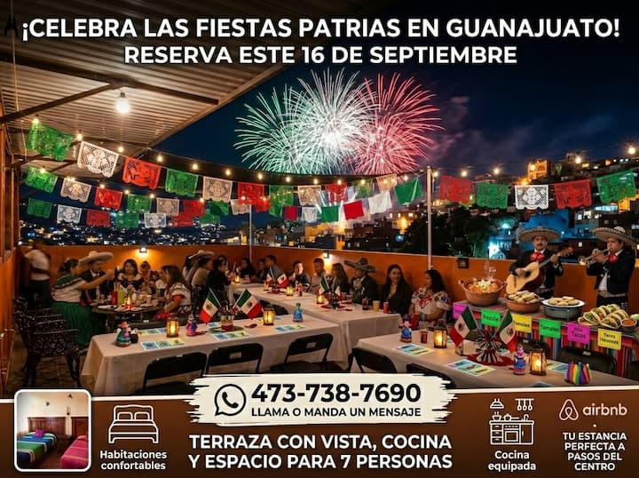 6 Depas. Día/semana ò Mes, All Inclusive, Centro - 과나후아토