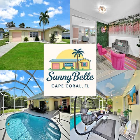Top Airbnb: Sunny days-Yacht Club Beach, owner managed villa! in Cape Coral