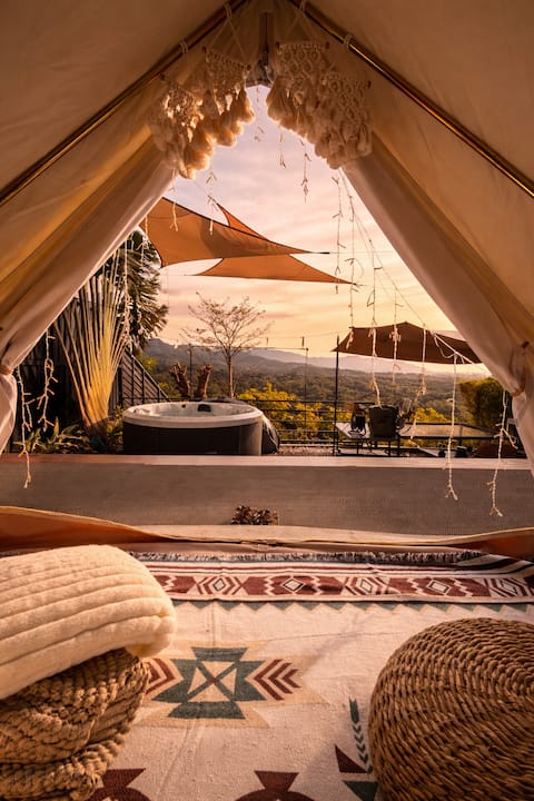 Batangas Glamp w/ ATV & Jacuzzi (Camp 3)