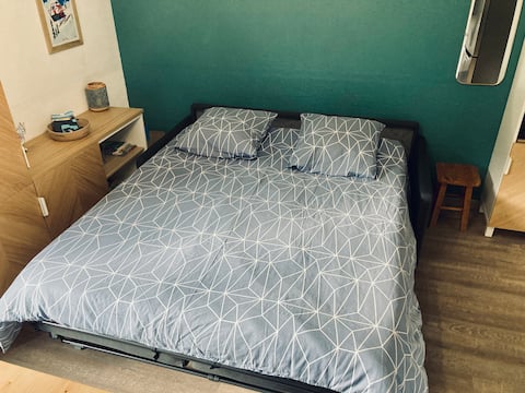 Annonce Airbnb populaire: Studio for 4 people | Ski-in/ski-out | Balcony à Les Adrets