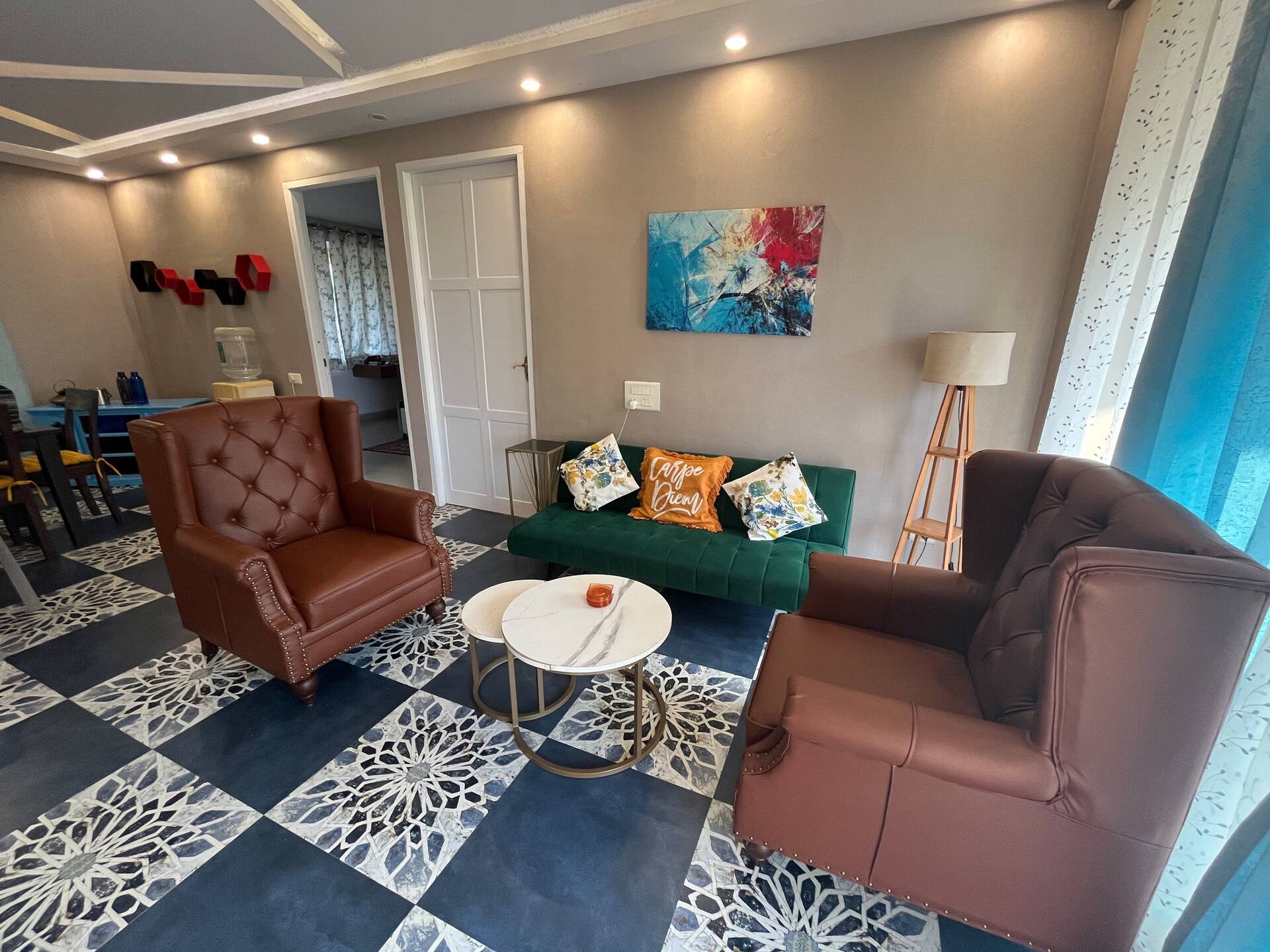 Sandy Toes 2 BHK with pool 2 mins to beach