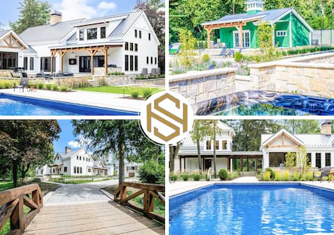 9BR Sorin's Estate w/ Pool and Paddle Tennis Court