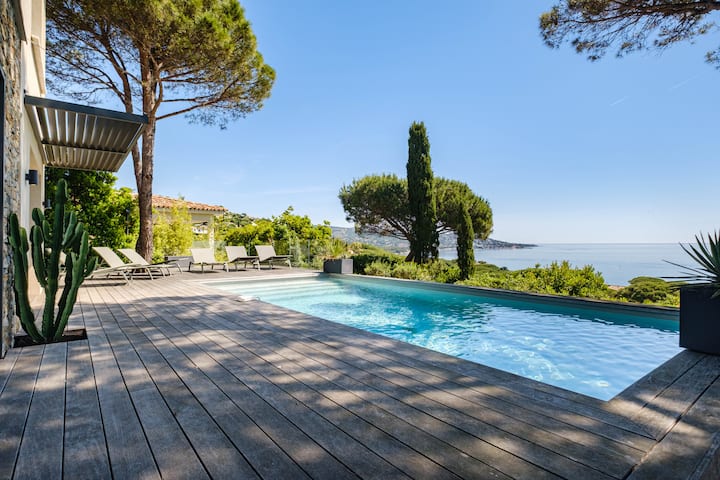 Villa Vue Sur Mer - 500m Plage - Var