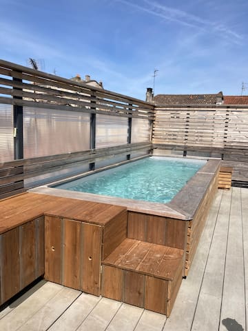 Appart rooftop piscine – climatisé