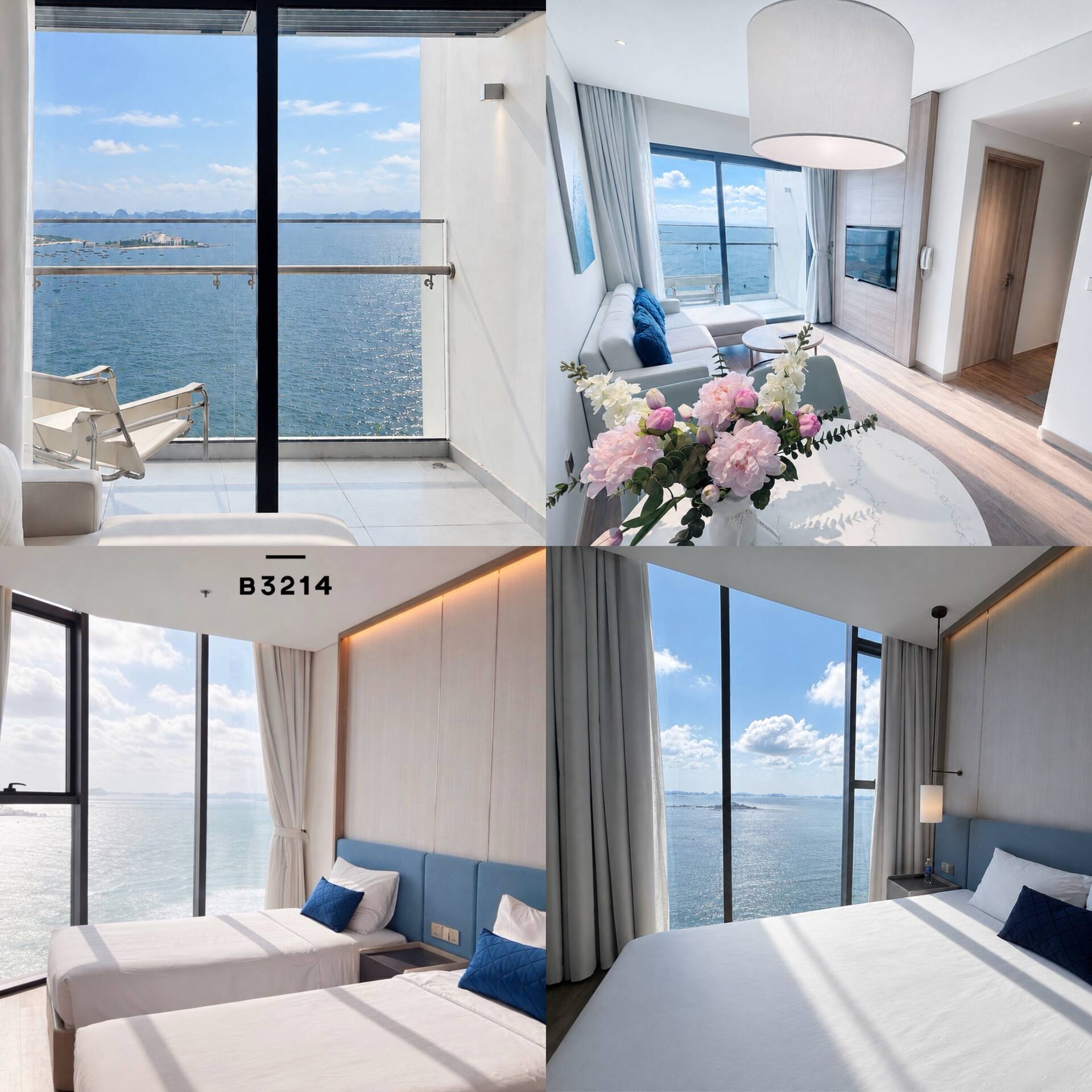 2BR2BA Beachfront Panoramic Bayview 75sqm apt